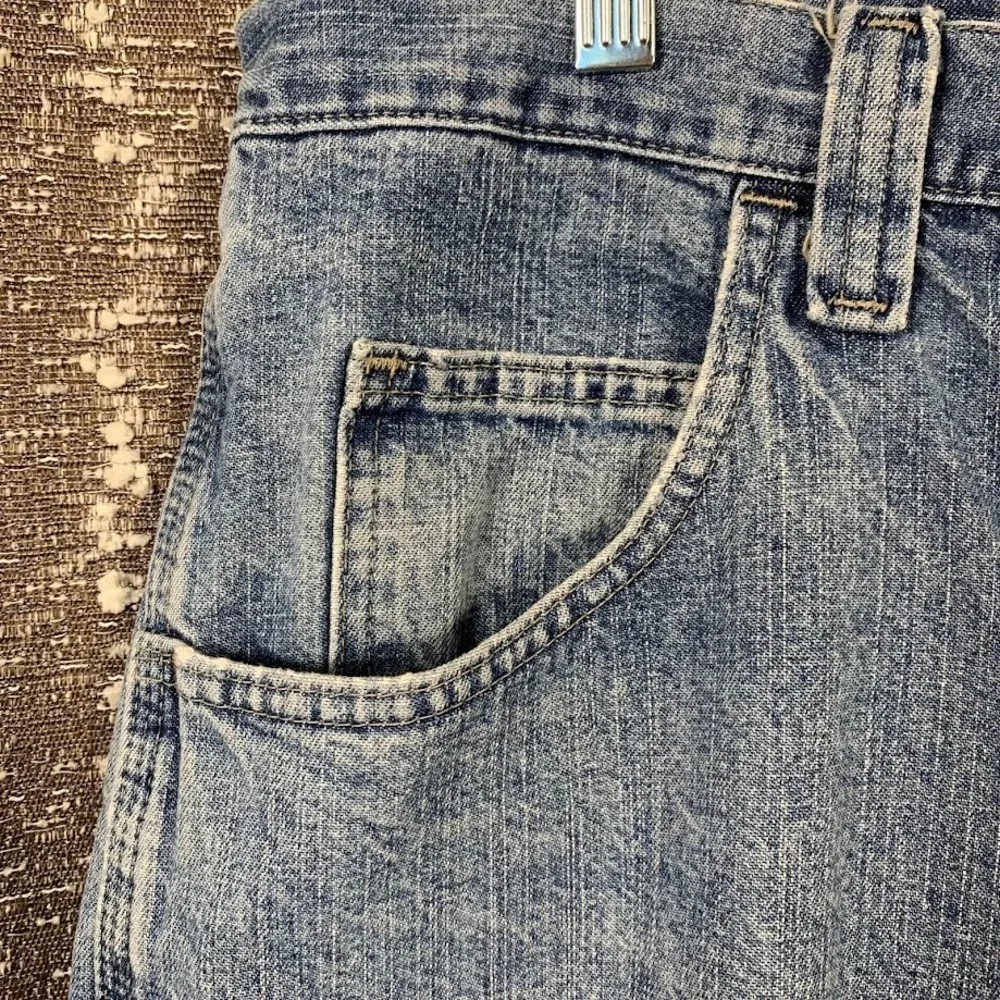 Wrangler Denim Carpenter Blue Jean Shorts Men's 40 Workwear Utility‎